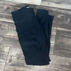 Old Navy Black Rockstar Super Skinny Jeggings Mid-Rise. Size 10 Long